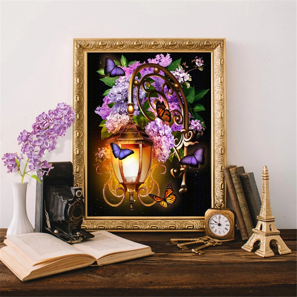 AZQSD 5d Diy Diamond Painting Flowers Diamond Embroidery Full Set Picture Of Rhinestones Home Decoration Cross Stitch Kits