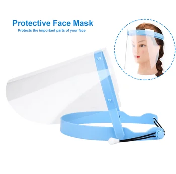 

Full Face Covering Shield Anti-dust Anti-splashing Face Eye Mouth Protection Plastic Clear Mask