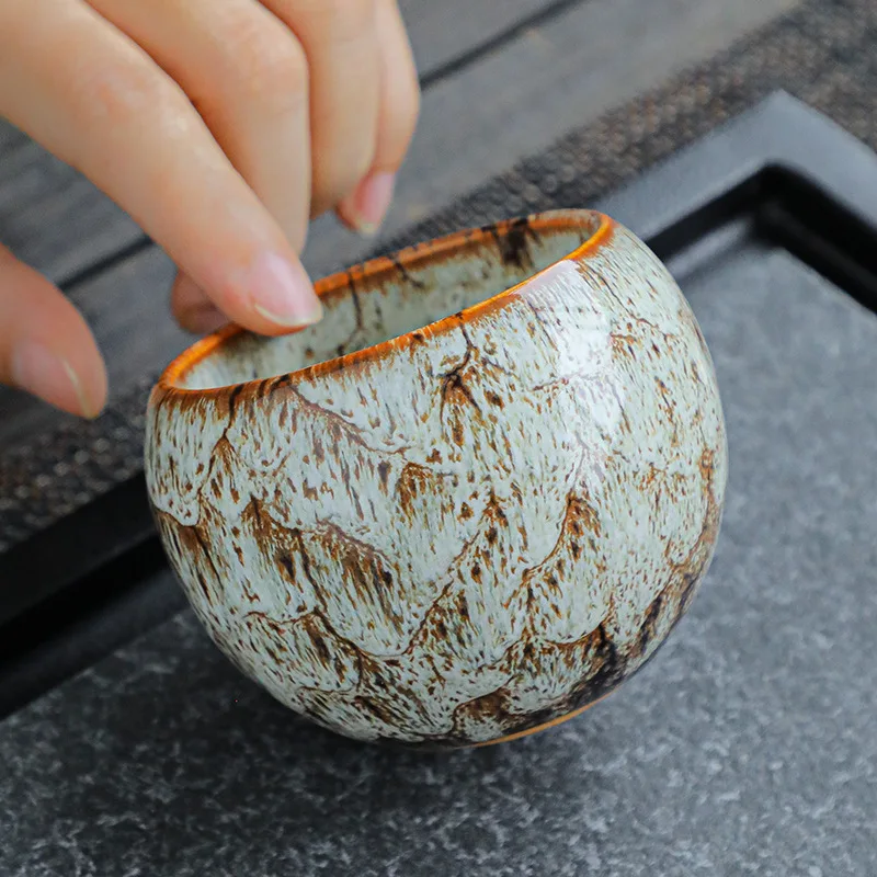 150ml Ceramic Tea Cup Arabic Espresso Coffee Cup Chinese Kung Fu Clear Tea Water Cups Sets Japanese Service