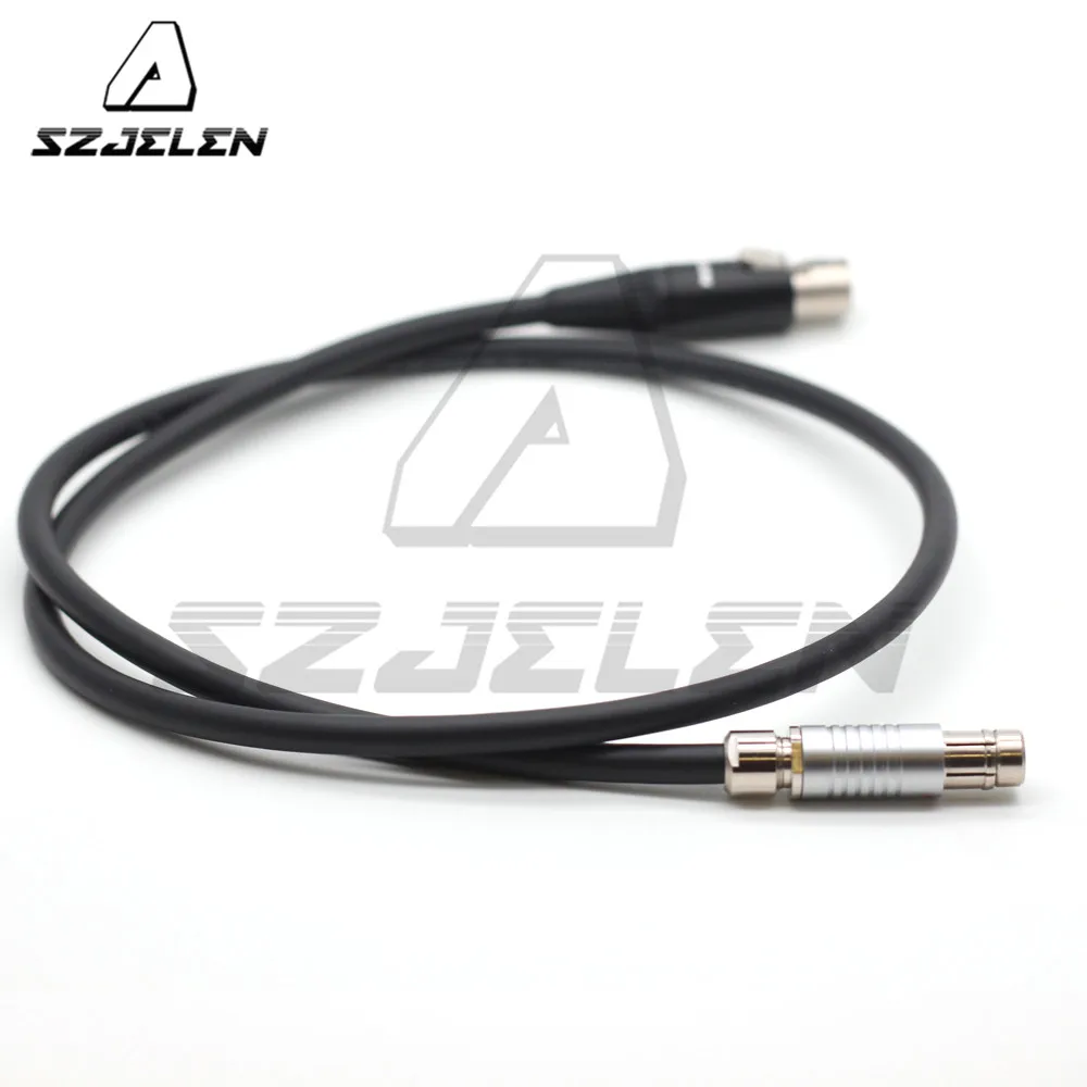 RS 3pin штекер для mini XLR 4pin Женский Для TVLOGIC OLED imager VFM-055A 058 056 кабель питания для монитора
