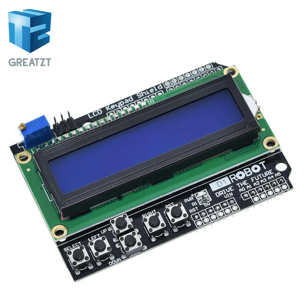 LCD Display Pantalla Azul Compatible 1602 Para Arduino Raspberry PIC AVR STM32