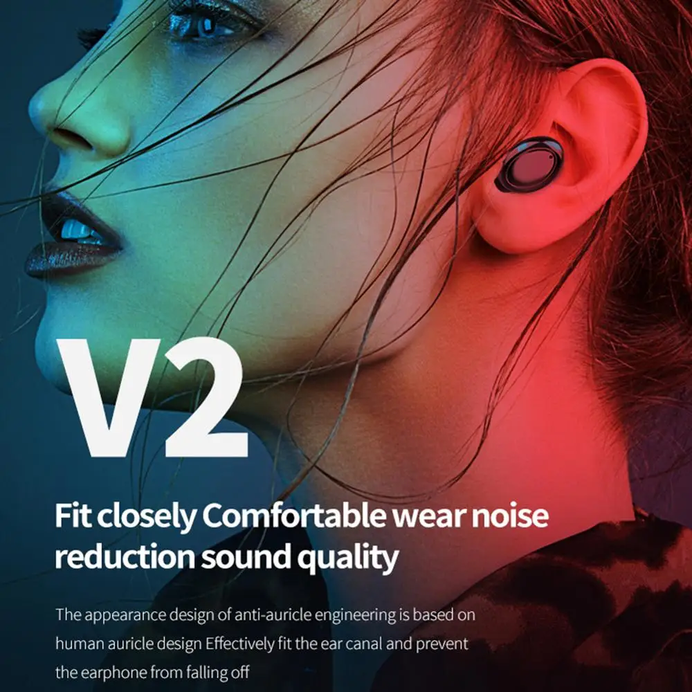 TWS Bluetooth 5 0 Earbuds Wireless Stereo Sports Headphones with Microphone Earpiece Bluetooth Sport Earbuds Headset