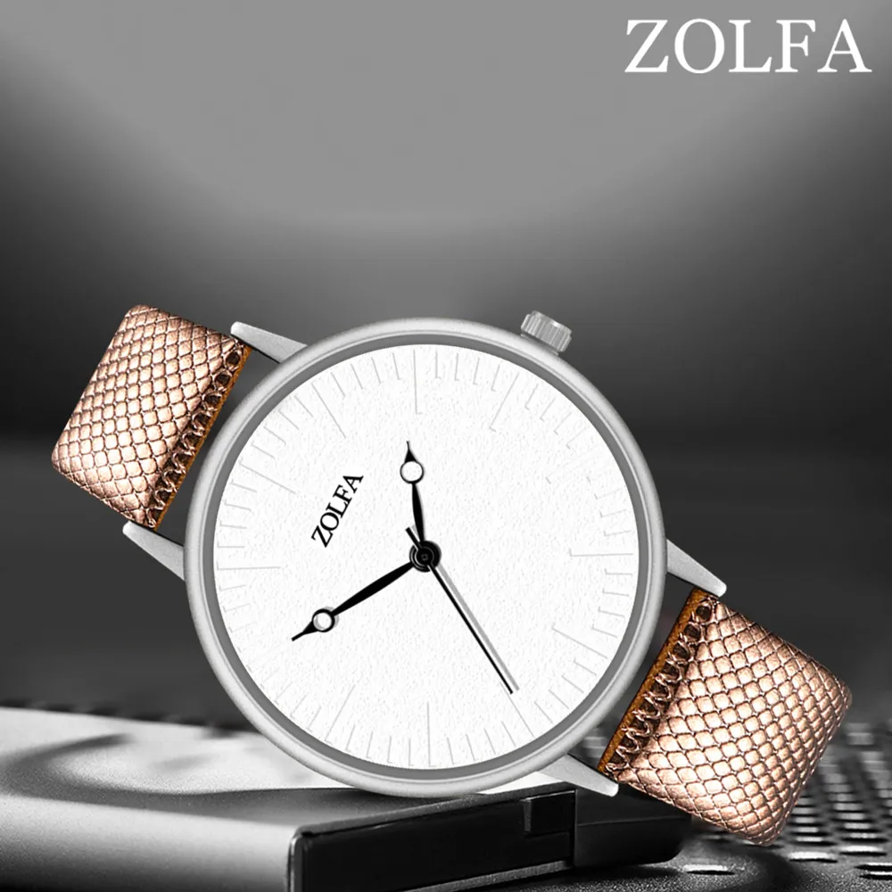 Женские Новые Креативные дизайнерские простые часы с большим циферблатом