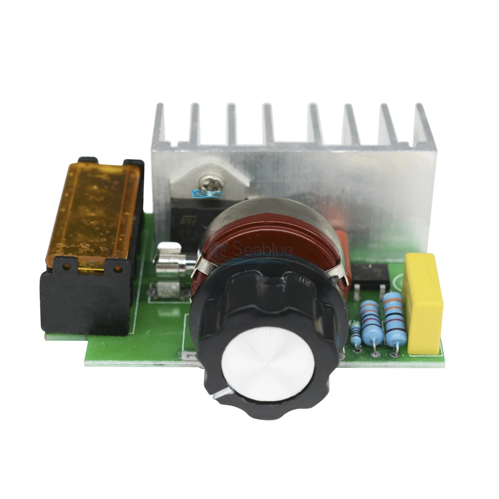 AC 220V 4000W High Power SCR Electric Voltage Regulator Motor Speed Controller Dimmers Dimming Speed With Temperature Insurance
