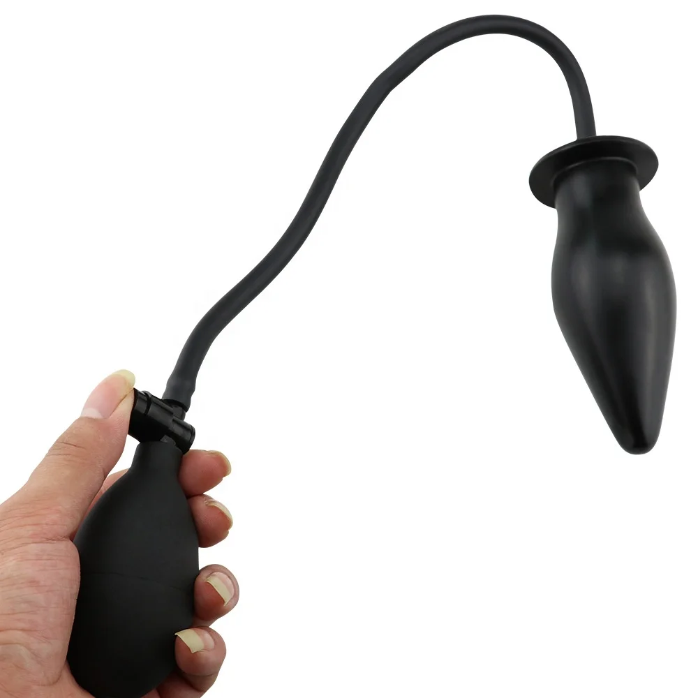 Air Pump Anal Dilator Expandable Anus Expander No Vibrator Butt Plug Realistic Dildo Inflatable Prostate Massager Anal Toys