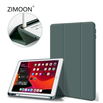 

For iPad 7th 10.2" 2019 Case with Pencil Holder Smart Cover for iPad 9.7" 2017/2018 Case for iPad Pro 10.5"/11" Air 3/4 mini 5