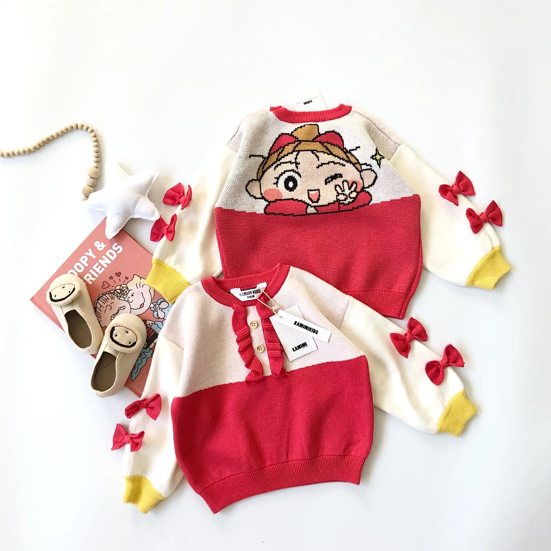 

Tonytaobaby New Autumn Winter Clothes Cute Cartoon Sweaters Girls Children Baby Girl Sweater Cute Sweater