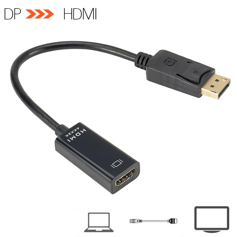 1080 порт дисплея DP штекер HDMI Женский Кабель адаптер дисплея конвертер для проектора hp/Dell ноутбука