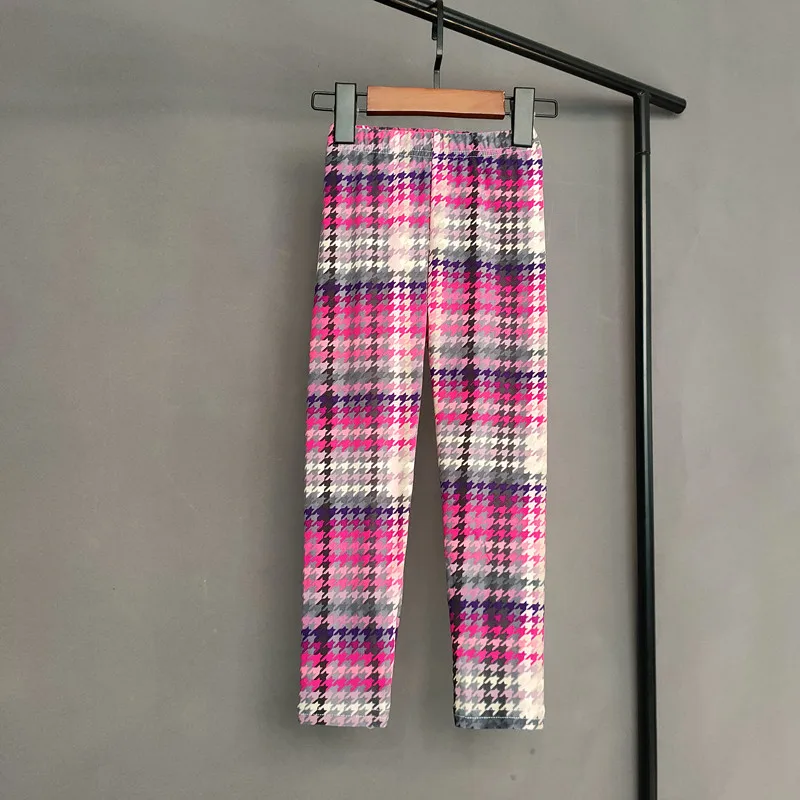 Girls Pants Girls Trousers Kids Pants Summer Sweet Girl Print Leggings Kids Girls Slim Long Pants Children Girl Skinny Pencil Pants