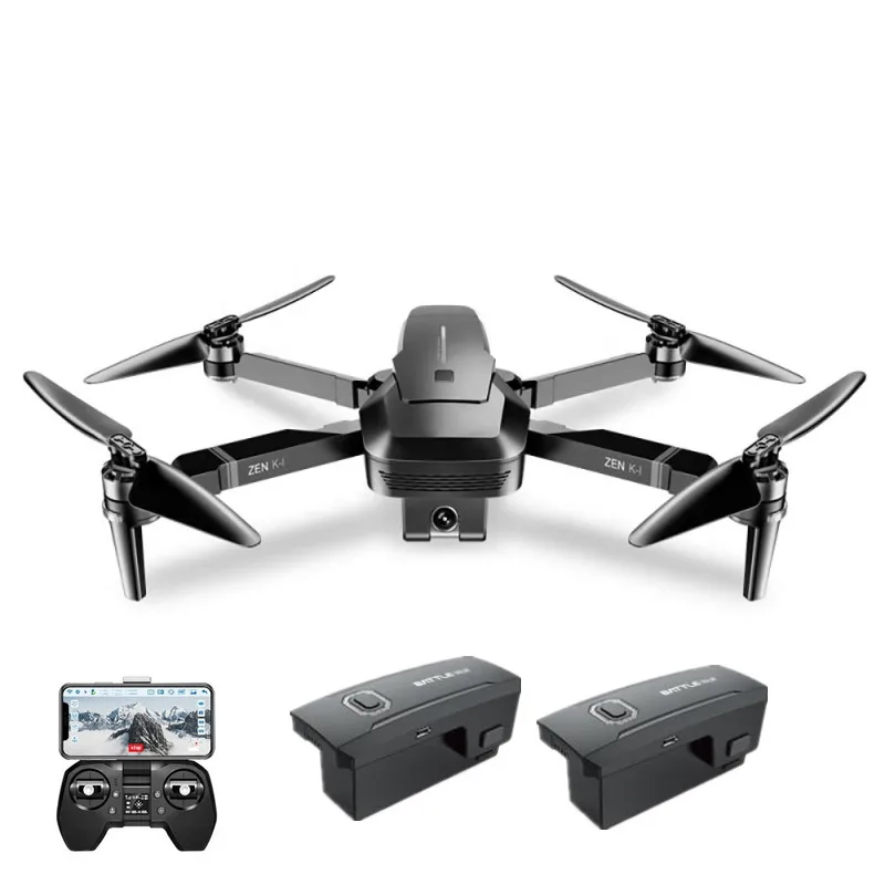 Профессиональный бесщеточный gps складной следящий за мной wifi FPV RC Дрон 5G оптический поток позиционирования жеста фото антенна RC Квадрокоптер - Цвет: Drone with 2 battery