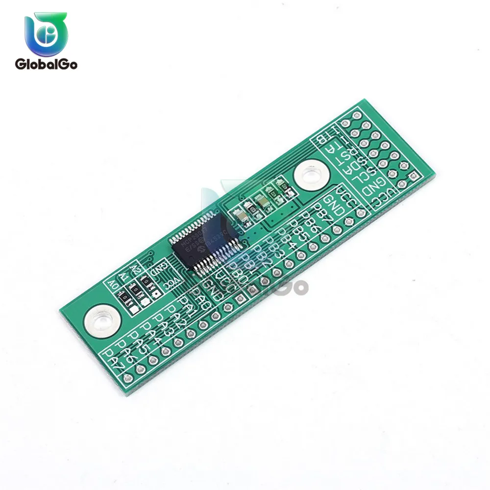 MCP23017-E I2C Интерфейс 16-канальный видеорегистратор ввода-вывода ввода и вывода ЖК-дисплея