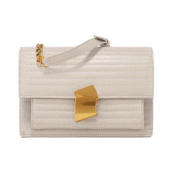 

MOOD Designer Color High-quality Leather Chain Bag With Texture 2019 Little Cross-body Bag For Women Lady Fashion Free Shipping