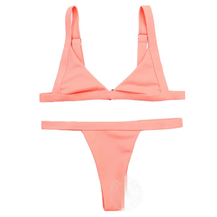 7 Color New Bikini 2020 Summer Swimwear Women Brazilian Sexy Micro Mini Bikinis Set Solid Beach Swimsuit Strapless Bandage Mujer 7 Color New Bikini 2020 Summer Swimwear Women Brazilian Sexy Micro Mini Bikinis Set Solid Beach Swimsuit Strapless Bandage Mujer