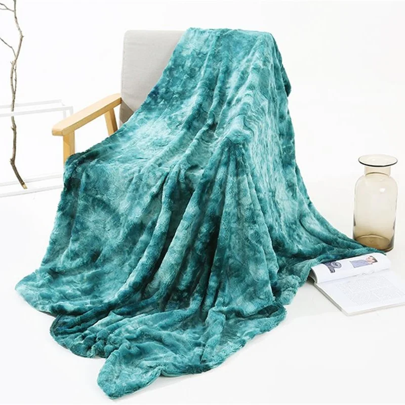 Shaggy Plush Quilt Blanket - Image 2