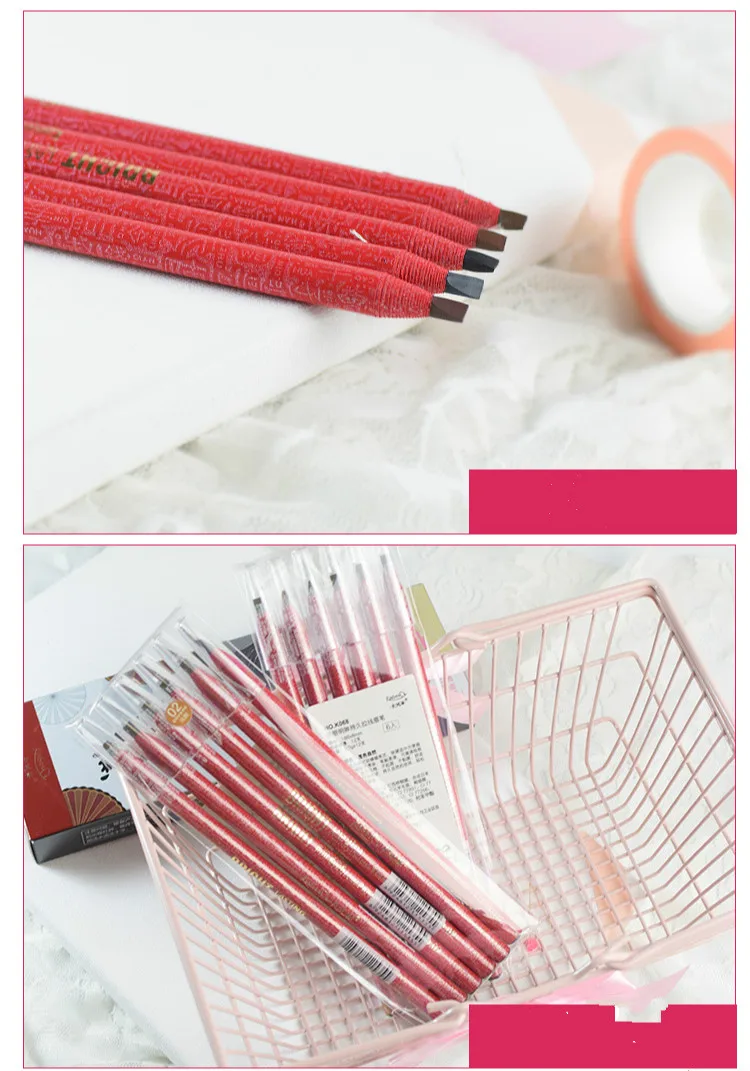 1 PCS Waterproof Eyebrow Pencil Eye Brow Liner Pen Powder Shaper Makeup Tool 5 Colors New Hot Sale