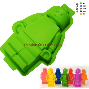 

200pcs DIY Fondant Cake Decorating Tools Foodgrade 100% Silicone Mold Super Big Robot Cake Mold Ice Mold Baking Pan