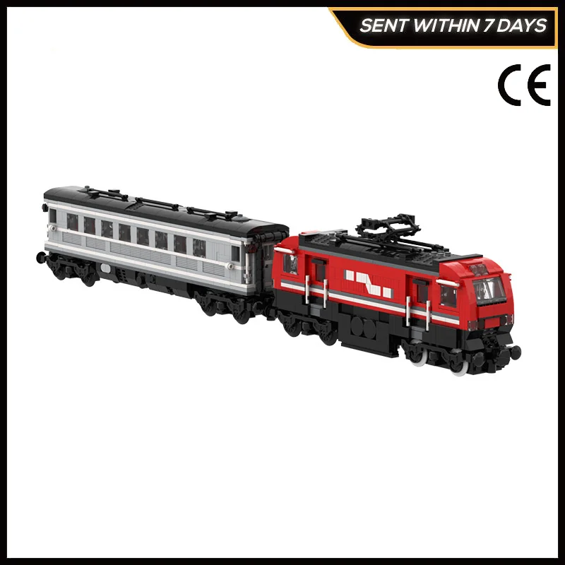 Конструктор Moc- Tech серии пассажирского поезда модели автомобилей детские игрушки