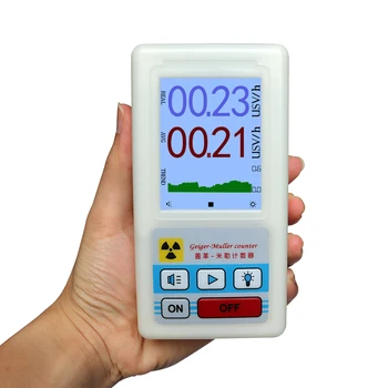 

Color Screen Geiger Counter Display Nuclear Radiation Detector Personal Dosimeter Marble Detectors Beta Gamma X-ray Tester