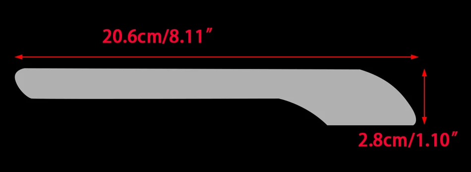 CITALL 4 шт. подходит для Tesla модель 3 PPF дверные ручки автомобиля обёрточная бумага крышка стикеры защитная пленка