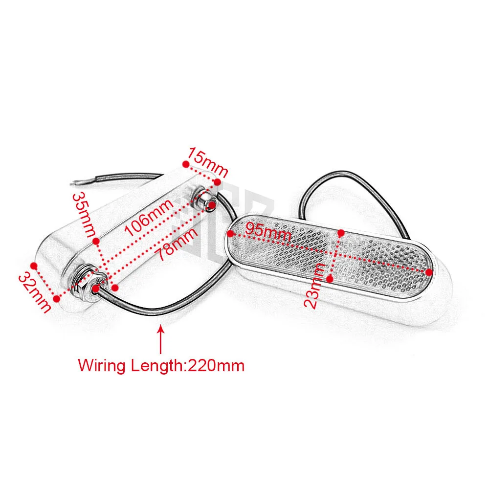 Motorcycle LED Rear Turn Signal Lights Indicator Left Right Flash Lamps Black For VESPA GTS 300 SPRINT PRIMAVERA 150 Accessories