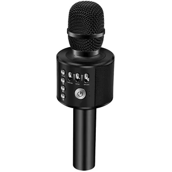

1 Microphone Suitable for Parties, Various Leisure and Entertainment Places, Wireless and Convenient, Black