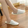 5 PCS Portable Slippers Men Women Hotel Disposable Shoes Unisex Business Travel Spa Home Guest Party Indoor Folding Slippers 3