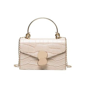 

Female PU Leather Portabe Wear-resistant Crossbody Bag Women Small Solid Color Stone Printed Multipurpose Single-Shoulder Bag