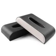 Коробка для салфеток из искусственной кожи автомобильный держатель для салфеток Держатель Солнцезащитный козырек подвесной ящик для хранения для автомобиля универсальные аксессуары для сидений