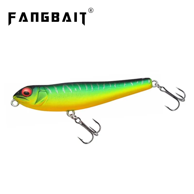 

Fangbait fishing lures 2021 Freshwater Coayu Slide Sinker 71mm Sinking Pencil Bait walk the dog Sinking Wobbler Artificial Bait