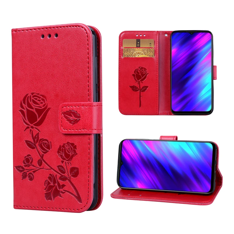

Wallet Case for Meizu M10 2019 Funda Book Stand Magnetic PU Leather Flip Case Cover For Meizu M10 Silicone Case Protective Cover