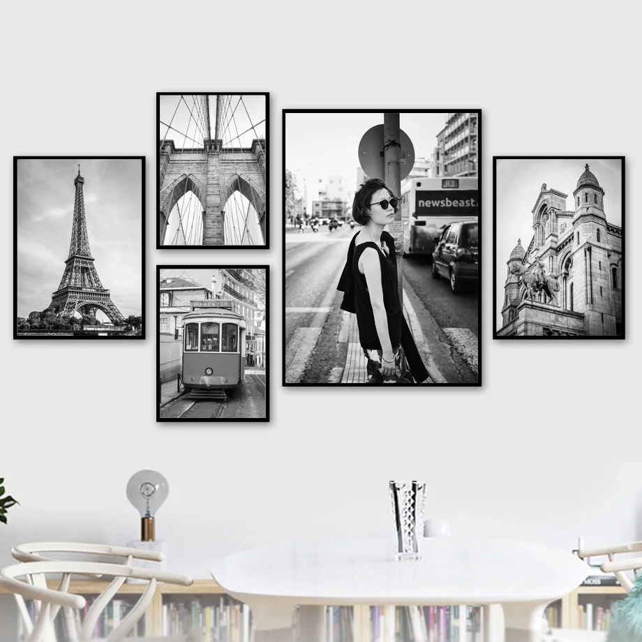 Paris-London-City-Giraffe-Travel-Quotes-Wall-Art-Canvas-Painting-Nordic-Posters-And-Prints-Wall-Pictures