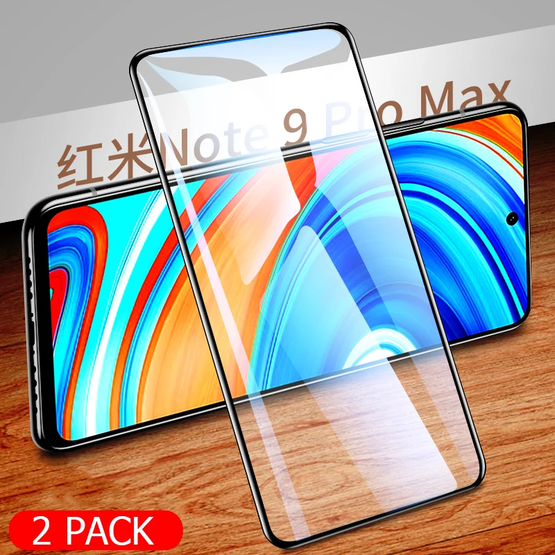 Защитное стекло для Xiaomi Redmi Note 9S полное покрытие армированное закаленное