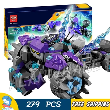 

279pcs New Knights The Three Brothers Rolling Monster 10595 DIY Figure Building Blocks Sets Toys Nexus Compatible with