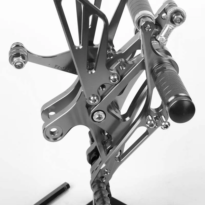 Для Yamaha YZF R1 1998 1999 2000 2001 2002 2003 ЧПУ Rearsets подножки подножек задний тормоз переключения регулировки в комплекте; Серебристые черный, красный