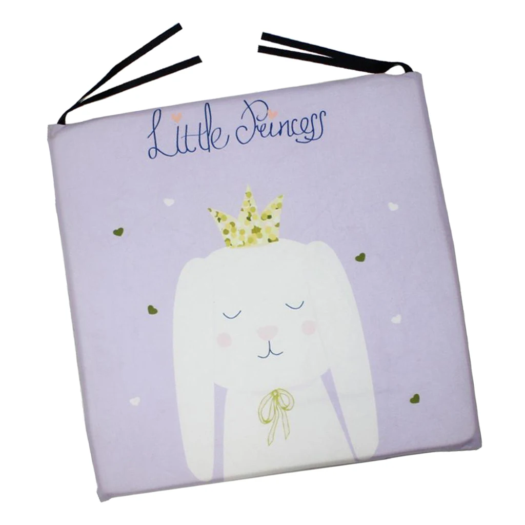 Dining Chair Seat Pads Waist Pillow Non-Slip Kitchen Chair Cushions Pads Waist Pillow with Ties Home Decoration 
