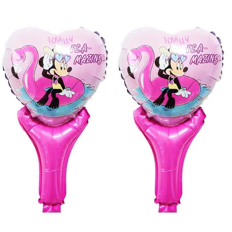 20pc hand minnie 20 шт./лот) вечерние воздушные шары ручной аплодисмент Человек-паук Лайтер динозавр spogebob Белль Рапунцель Эльза Белоснежка Русалка воздушный шар - Цвет: 20pc hand minnie