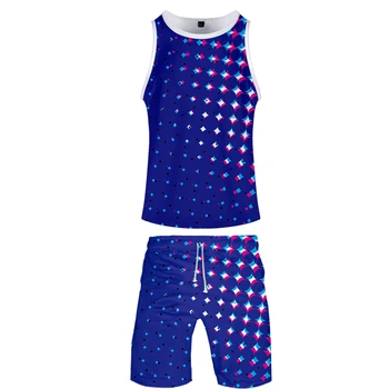 

Beach Shorts Tank Top Vest Sets MEN/WOMEN Pop Style Sport Gym Shirt Cool Summer XXXXL-XXS Bedding Sandbeach Seabeach Travel