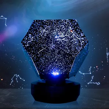 

LED Projection Lamp 3 Colors Rotating Play Starry Sky Projection Lights Bedroom Stars Romantic Starry Lights USB Type Lamp