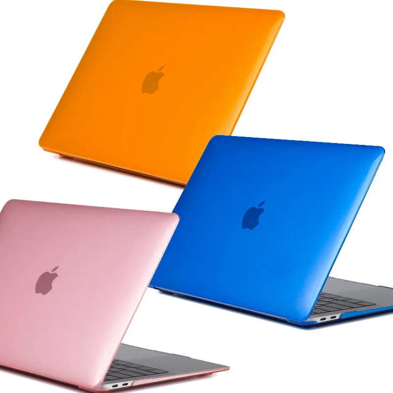 Жесткий прозрачный чехол из ПВХ для Macbook Air 13 2018 A1932 ноутбука Pro A1466 A1707 A1989 A1990