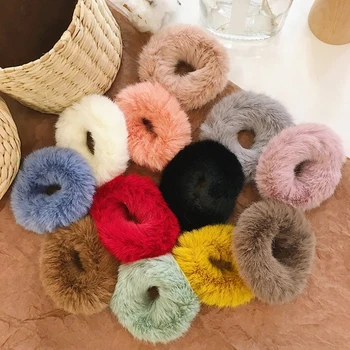 

12 Pieces Synthetic Leather Hair Bands Hairband Hairbands Colorful Ribbons