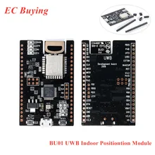 Uwb posicionamento interno módulo bu01 posição dw1000 NodeMCU-BU01 placa de desenvolvimento wideband variando 3.3v 5v antena pcb a bordo