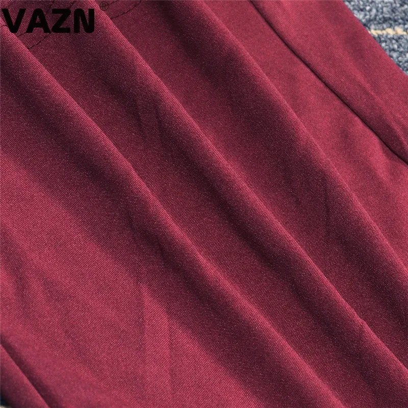 VAZN, Топ дизайн,, сексуальный женский комбинезон, 3 цвета, длинный комбинезон, полурасклешенный рукав, на молнии, цельный комбинезон для девушек, уличная одежда, шикарный комбинезон