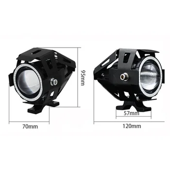 

2Pcs Motorcycle Angel Eyes Fog Lights Led Car Headlight Lamp Universal running light Led Lamp Accessories Fog Light