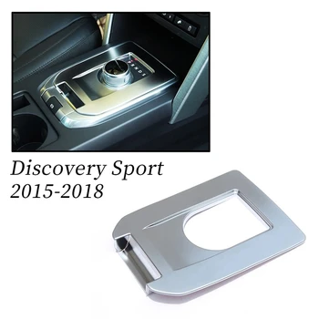 

ABS Chrome Car Water Cup Holder Sequins Trim Gear Shift Panel Cover Decals for Land Rover Discovery Sport 2015-2018