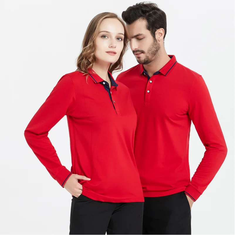 Рубашка поло YOTEE мужская с длинным рукавом индивидуальная футболка текстовым