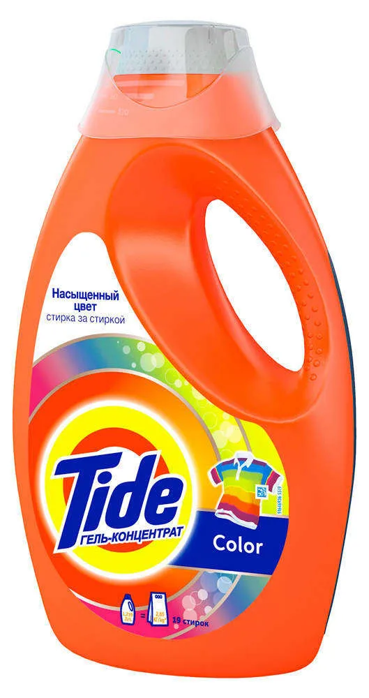 Гель для стирки «Color» Tide, 1.235 л
