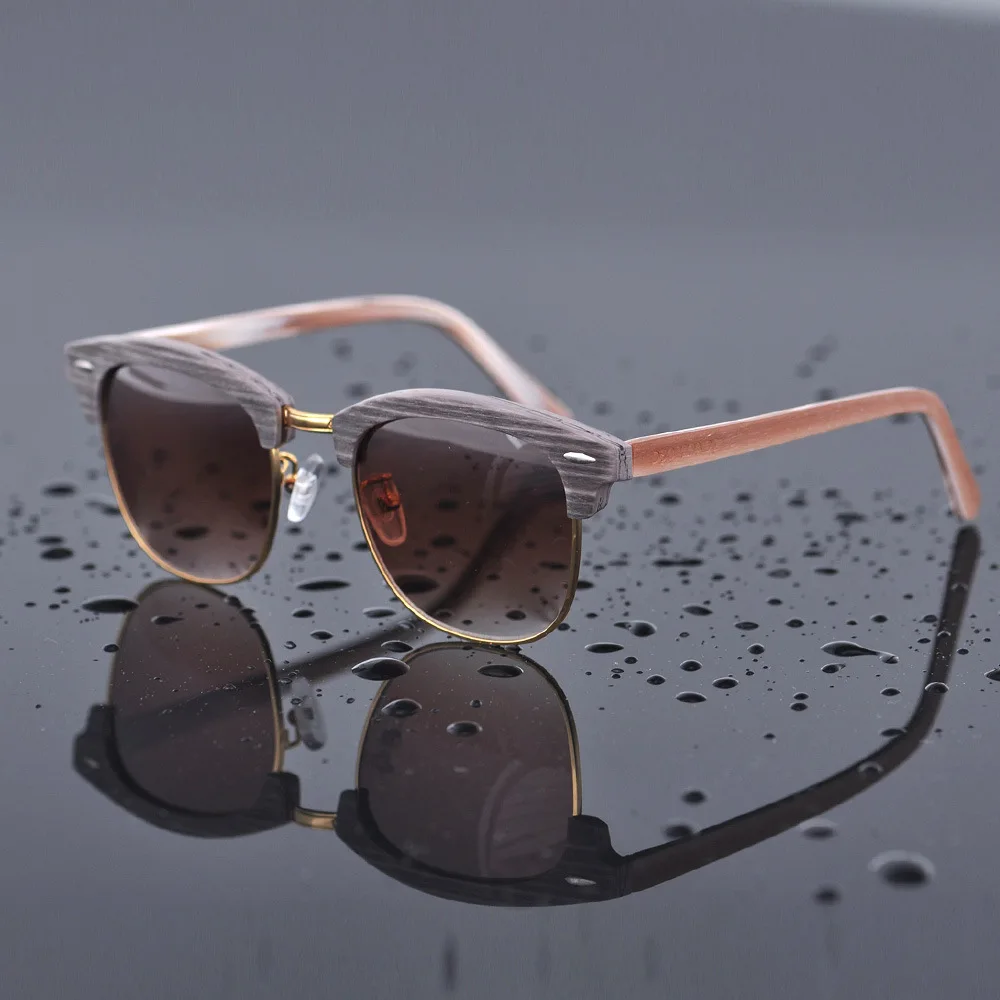 

Panel Polarized Sunglasses Men Retro Square Sunglasses Star Celebrity Style UV-Protection Sun Glasses Shenzhen