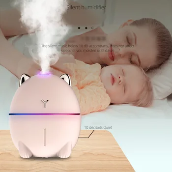 

2019 Newest 200ML Atomizer Air Humidifier Aroma Essential Oil Diffuser for Home Car USB Fogger Mist Maker with LED Night Lamp
