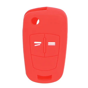 

LEEPEE Car Styling Silicone Key Case For Car Auto Key Cover 2 Button For opel Vauxhall Corsa D Astra Vectra Zafira Signum