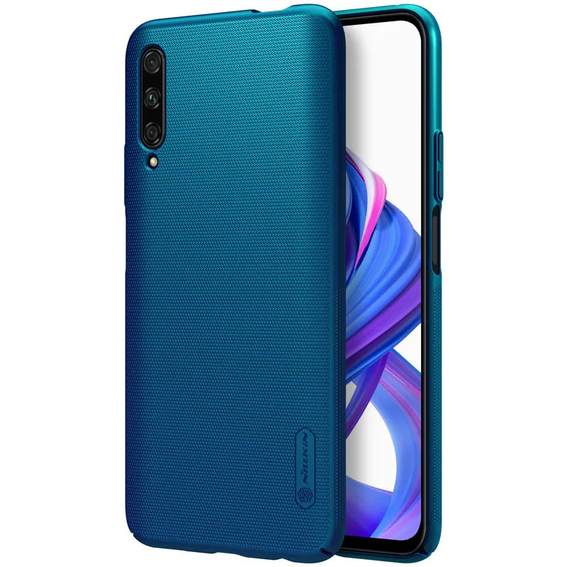 10 шт./лот NILLKIN Супер Матовый щит Матовый ПК Жесткий Чехол для huawei honor 9X pro Чехол - Цвет: Peacock blue